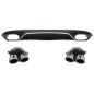 Diffusore posteriore con Terminali di scarico compatibile con Mercedes Classe E C238 A238 AMG Sport 
