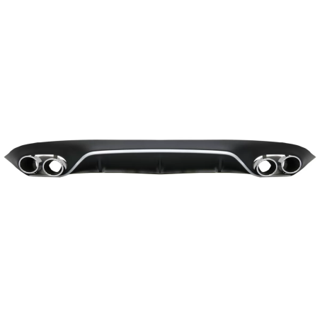 Diffusore posteriore con Terminali di scarico compatibile con Mercedes Classe E C238 A238 AMG Sport 