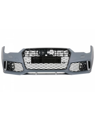 Paraurti anteriore con Diffusore posteriore nero and Terminali di scarico compatibile con Audi A7 4G
