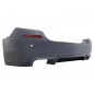Paraurti posteriore compatibile con BMW 5 Serie F10 (2011-2017) con Dual Twin Terminali di scarico f