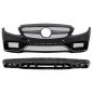Paraurti anteriore con Diffusore and nero Tips compatibile con Mercedes C-Classe W205 S205 (2014-202