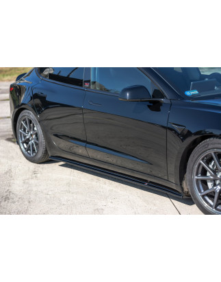 Diffusori minigonne Tesla Model 3 / Model 3 Performance Mk1 / Mk1 Facelift (Cod. M-TE-MODEL3-1-SD1G)