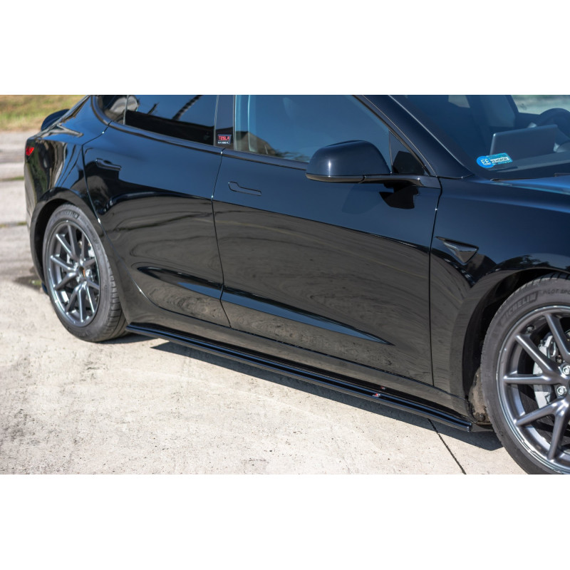 Diffusori minigonne Tesla Model 3 / Model 3 Performance Mk1 / Mk1 Facelift (Cod. M-TE-MODEL3-1-SD1G)