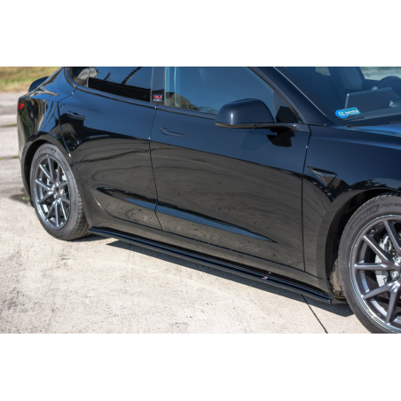 Diffusori minigonne Tesla Model 3 / Model 3 Performance Mk1 / Mk1 Facelift (Cod. M-TE-MODEL3-1-SD1G)