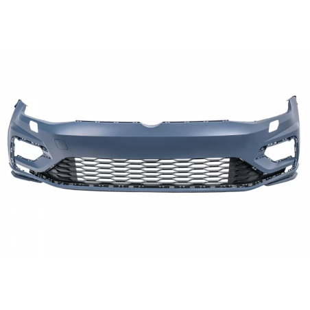 Paraurti anteriore con Central Badgeless Grille compatibile con VW Golf 7.5 (2017-2020) R GTI design