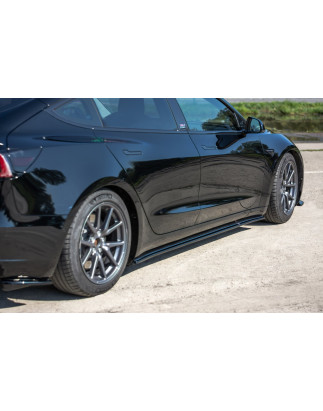 Diffusori minigonne Tesla Model 3 / Model 3 Performance Mk1 / Mk1 Facelift (Cod. M-TE-MODEL3-1-SD1G)