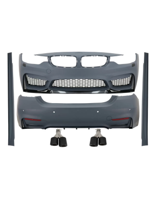 Kit carrozzeria completo compatibile con BMW 4 Serie F32 F33 Cabrio (2013-2019) con Dual Twin Termin