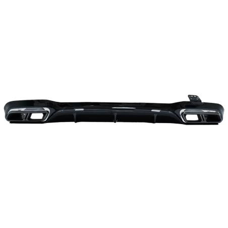 Paraurti posteriore Diffusore d'aria con Terminali di scarico compatibile con Mercedes Classe E W213