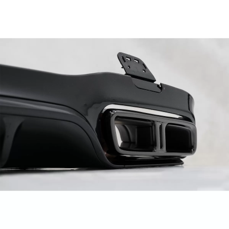 Paraurti posteriore Diffusore d'aria con Terminali di scarico compatibile con Mercedes Classe E W213
