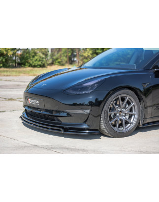SPLITTER ANTERIORE V.2 Tesla Model 3 (Cod. M-TE-MODEL3-1-FD2R+FD2G)