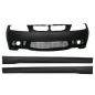 Paraurti anteriore compatibile con BMW 3 Serie E90 Berlina E91 Touring (2004-2008) con Minigonne lat