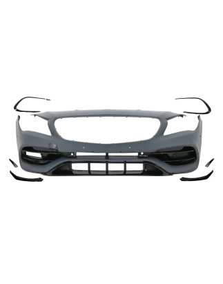 Paraurti anteriore compatibile con Mercedes W117 X117 CLA (2013-2018) CLA45 design (Cod. K-FBMBW117A