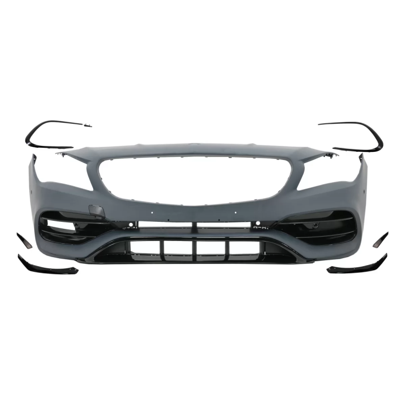 Paraurti anteriore compatibile con Mercedes W117 X117 CLA (2013-2018) CLA45 design (Cod. K-FBMBW117A