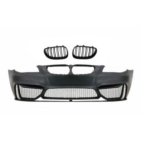 Paraurti anteriore con Griglie centrali a doppio rene compatibile con BMW 5 Serie E60 Berlina E61 To