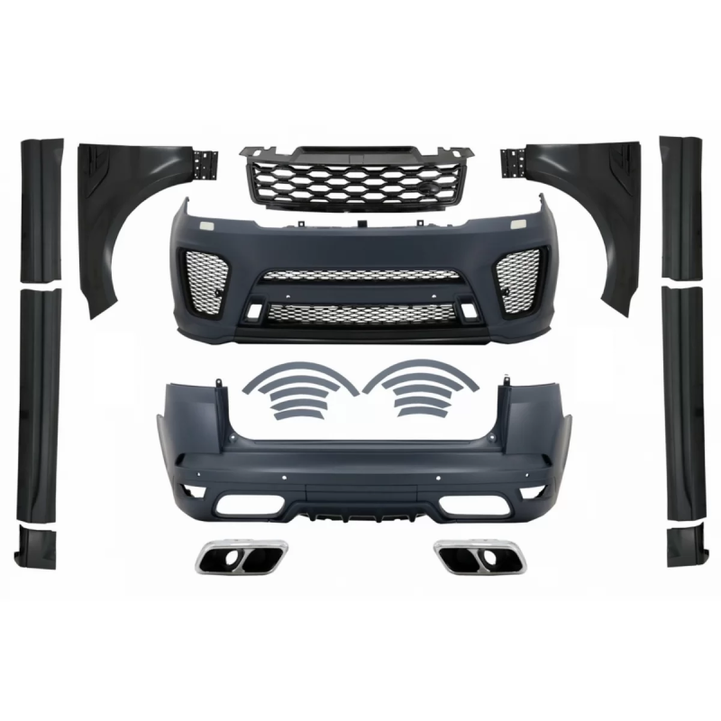 Kit carrozzeria completo compatibile con Range Rover Sport L494 (2013-2017) Conversion to 2019 SVR d
