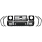 Paraurti anteriore compatibile con Mercedes G-Classe W463 / W464 (2018-in poi) G63 design (Cod. K-FB