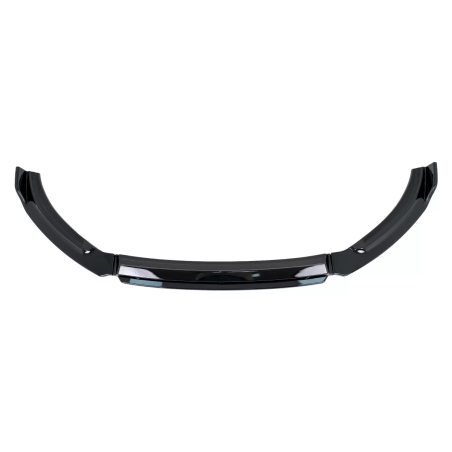 Paraurti anteriore Lip Extension Spoiler compatibile con VW Polo AW MK6 (2018-in poi) Glossy nero (C