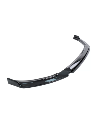Paraurti anteriore Lip Extension Spoiler compatibile con VW Polo AW MK6 (2018-in poi) Glossy nero (C