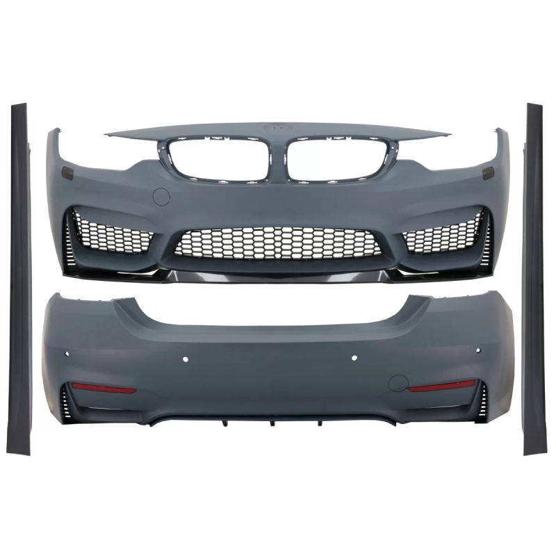 Kit carrozzeria compatibile con BMW 4 Serie F36 (2013-03.2019) M4 look Gran conout Fendinebbia (Cod.