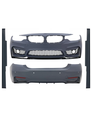 Kit carrozzeria compatibile con BMW 4 Serie F32 F33 (2013-in poi) M4 design Cabrio con Housing for F