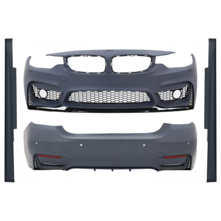 Kit carrozzeria compatibile con BMW 4 Serie F32 F33 (2013-in poi) M4 design Cabrio con Housing for F