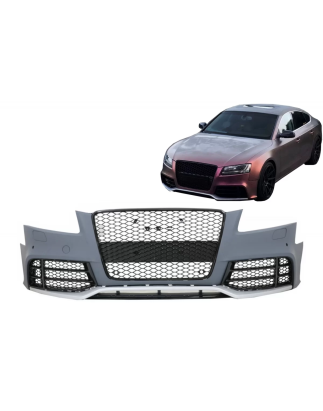 Paraurti anteriore compatibile con Audi A5 8T Pre Facelift (2007-2011) RS5 design (Cod. K-FBAUA58TRS