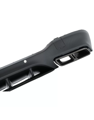 Diffusore posteriore con Terminali di scarico compatibile con Mercedes GLC X253 SUV (2015-07.2019) N