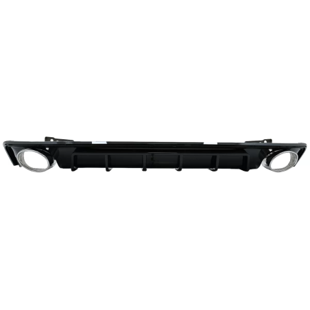 Paraurti posteriore Spoiler Diffusore and Terminali di scarico compatibile con Audi A6 C8 4K Avant B