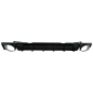 Paraurti posteriore Spoiler Diffusore and Terminali di scarico compatibile con Audi A6 C8 4K Avant B