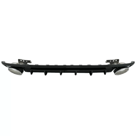 Paraurti posteriore Spoiler Diffusore and Terminali di scarico compatibile con Audi A6 C8 4K Avant B