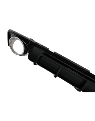 Paraurti posteriore Spoiler Diffusore and Terminali di scarico compatibile con Audi A6 C8 4K Avant B