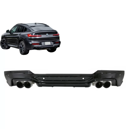 Spoiler diffusore sottoparaurti posteriore Double Outlet con Terminali di scarico compatibile con BM