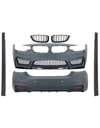 Kit carrozzeria con Central Grilles compatibile con BMW 4 Serie F36 Gran (2013-03.2019) M4 look (Cod
