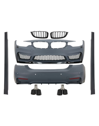 Kit carrozzeria compatibile con BMW 4 Serie F36 Gran (2013-03.2019) M4 look con Grilles and Terminal