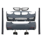 Kit carrozzeria compatibile con BMW 4 Serie F36 Gran (2013-03.2019) M4 look con Grilles and Terminal