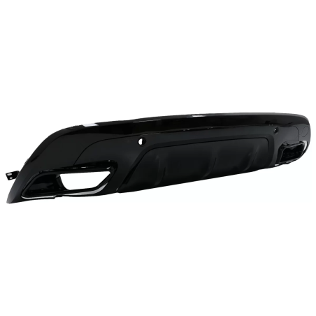 Paraurti posteriore Diffusore con Terminali di scarico compatibile con Land Rover Range Rover Velar 