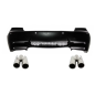 Paraurti posteriore compatibile con BMW 3 Serie E92 E93 (2006-2010) con Terminali di scarico design 