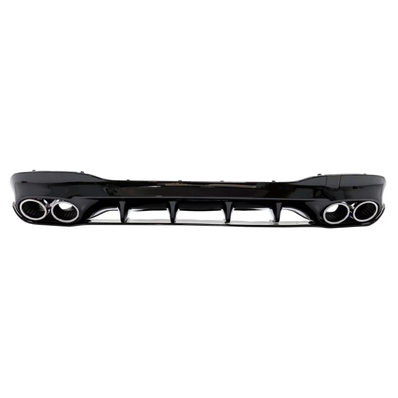Diffusore posteriore and cromato Terminali di scarico compatibile con Mercedes CLA X118 Shooting Bra
