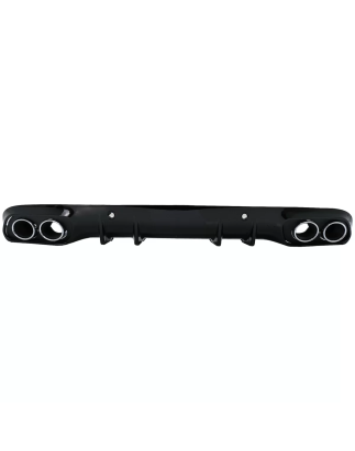 Paraurti posteriore Spoiler Diffusore Double Outlet con Terminali di scarico compatibile con Mercede