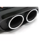 Paraurti posteriore Spoiler Diffusore Double Outlet con Terminali di scarico compatibile con Mercede