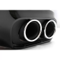 Paraurti posteriore Spoiler Diffusore Double Outlet con Terminali di scarico compatibile con Mercede