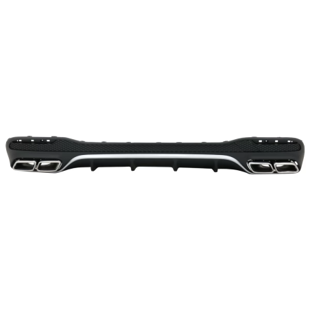Diffusore posteriore con Terminali di scarico compatibile con Mercedes GLE W166 SUV Sport Line (2015