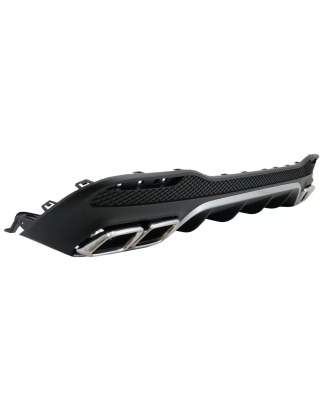 Diffusore posteriore con Terminali di scarico compatibile con Mercedes GLE W166 SUV Sport Line (2015