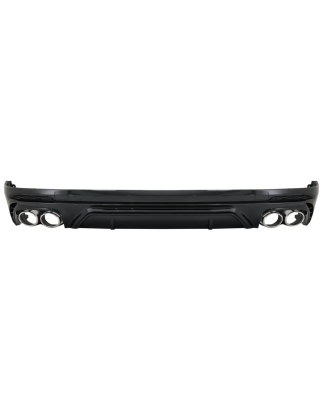 Spoiler diffusore sottoparaurti posteriore Double Outlet compatibile con Audi Q5 SUV FY S-Line (2018