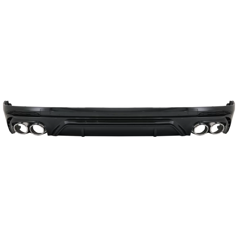 Spoiler diffusore sottoparaurti posteriore Double Outlet compatibile con Audi Q5 SUV FY S-Line (2018