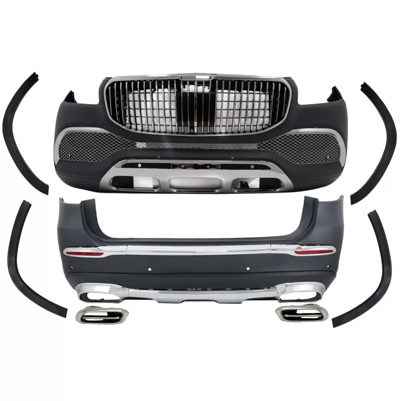 Conversion Kit carrozzeria compatibile con Mercedes GLS SUV X167 (2019-2023) M-design (Cod. K-CBMBX1