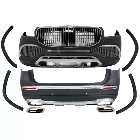 Conversion Kit carrozzeria compatibile con Mercedes GLS SUV X167 (2019-2023) M-design (Cod. K-CBMBX1