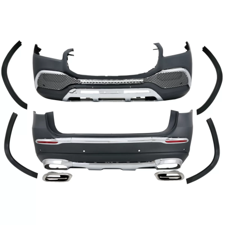 Conversion Kit carrozzeria compatibile con Mercedes GLS SUV X167 (2019-2023) M-design (Cod. K-CBMBX1