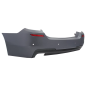 Paraurti posteriore con Minigonne laterali compatibile con BMW 5 Serie F10 (2011-2017) design M-Tech