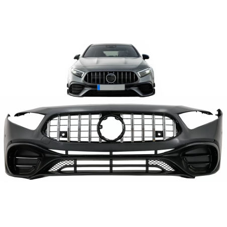 Paraurti anteriore compatibile con Mercedes A-Classe W177 Hatchback / V177 Berlina (2018-2022) A45 d